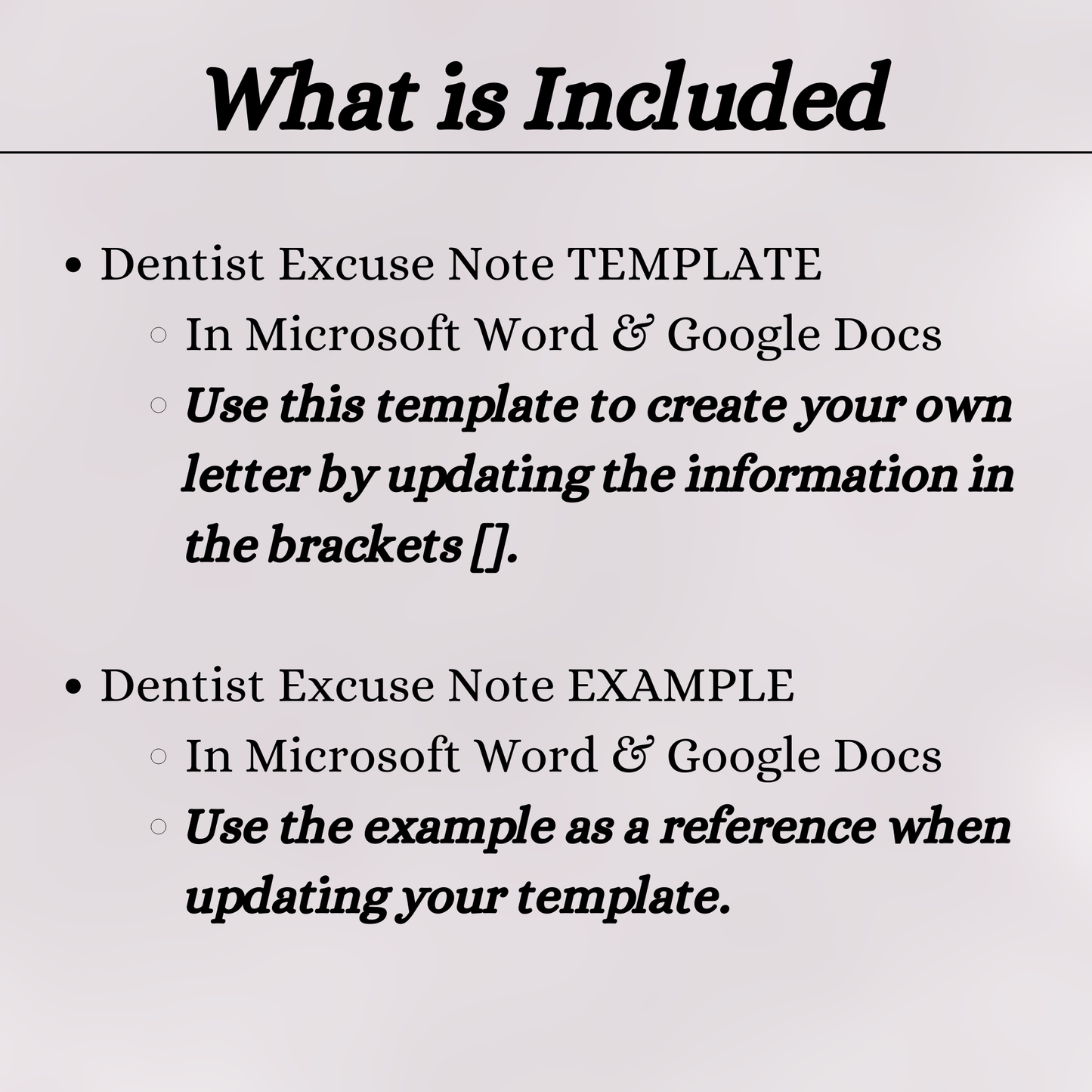 Editable Dentist Excuse Note for School | Orthodontic Medical Excuse Note Template