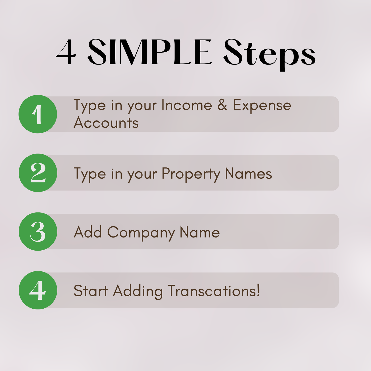 Rental Property With Transactional Data