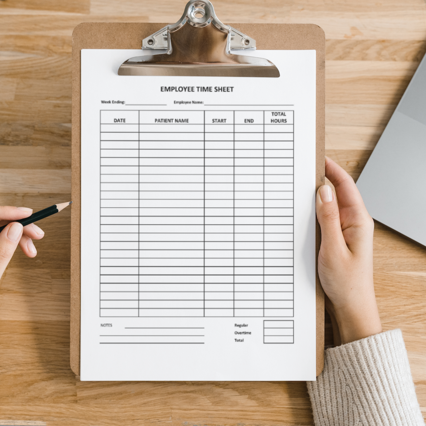 Employee Time Sheet (Caregiver Version)