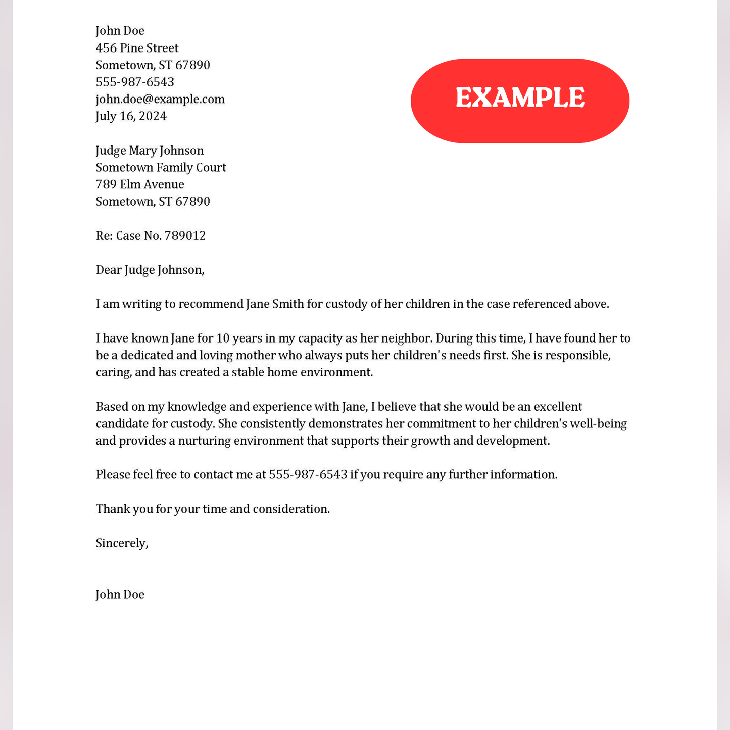 Court Reference (Word and Google Docs)