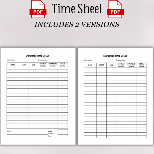 Employee Time Sheet (Standard)