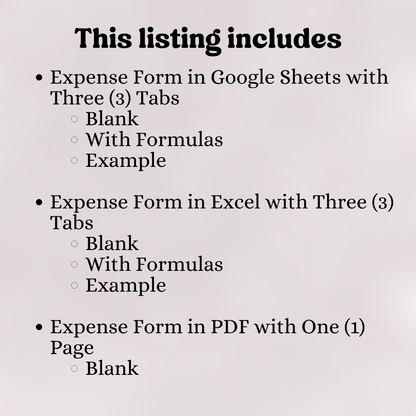 Printable Expense Report Form | Editable Employee Reimbursement Expenses