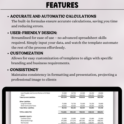 Balance Sheet Projection (Excel)