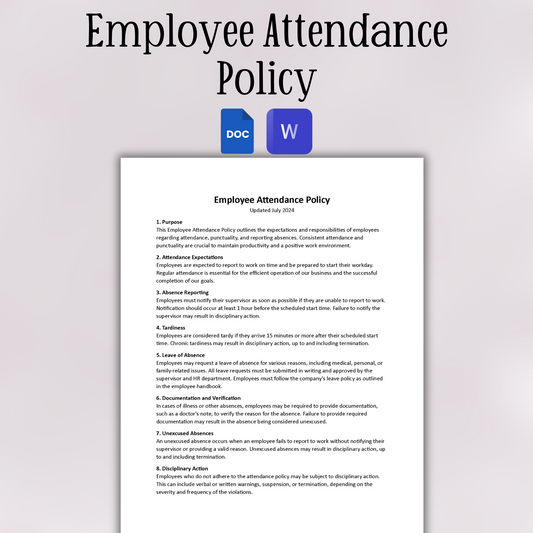 Employee Attendance Policy