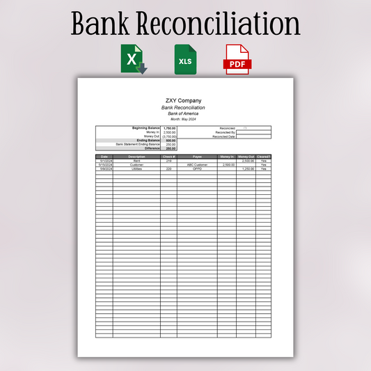 Bank / Account Reconciliation