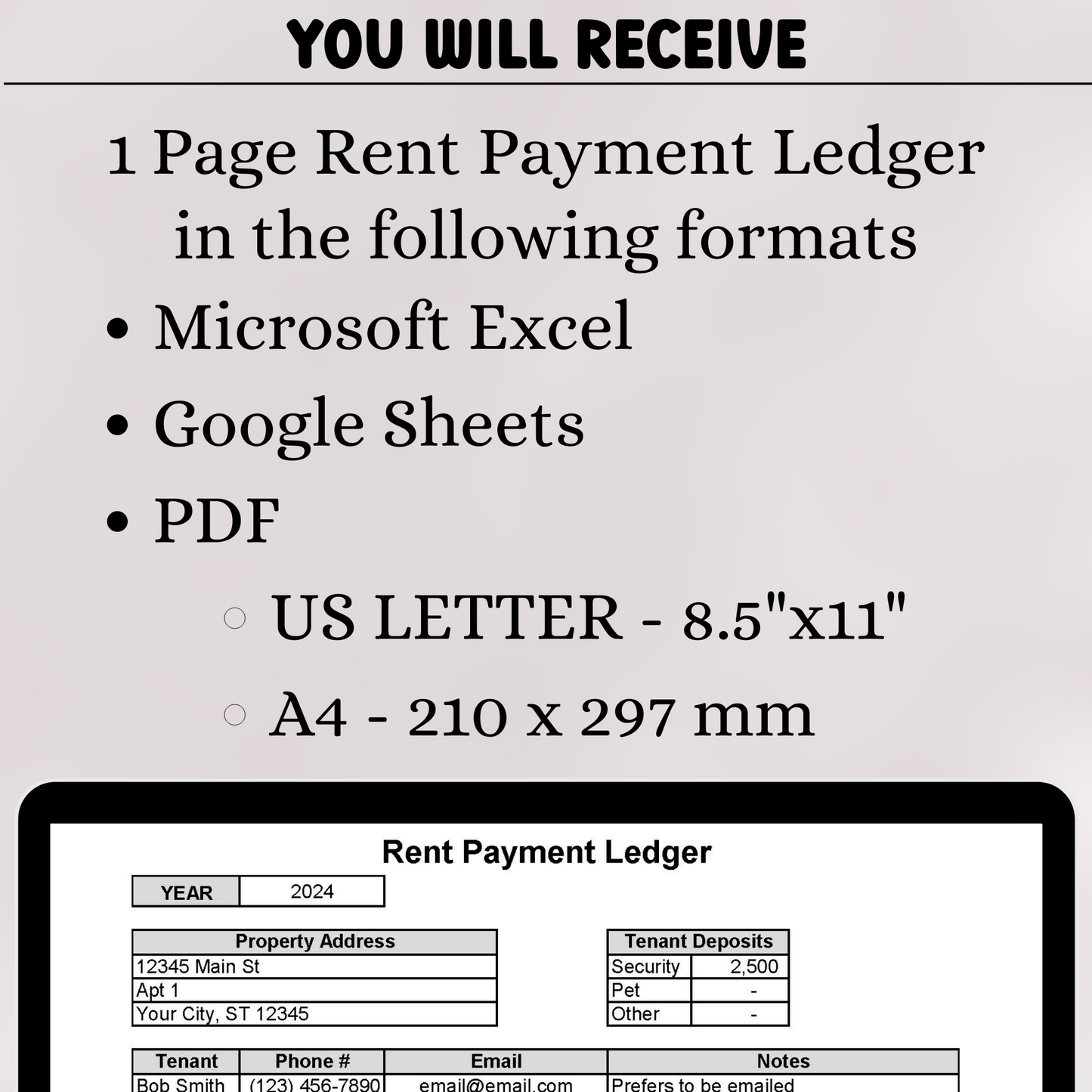 Rent Payment Tracker