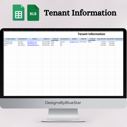 Tenant Detail Log