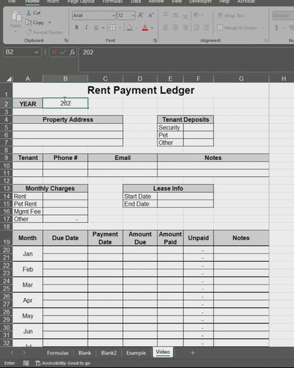 Rent Payment Tracker