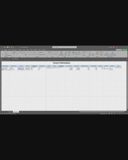 Tenant Detail Log